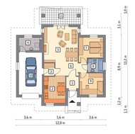 Проект просторного особняка на 3 спальни