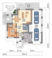 Двухэтажный особняк на 4 спальни