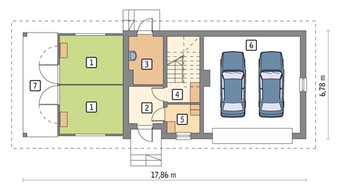 Конюшня с гаражом на 2 авто