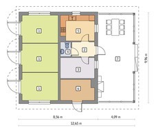 Конюшня с большой верандой