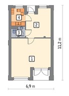 Проект магазина площадью 50 м2