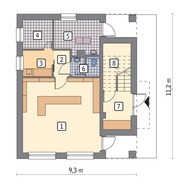 Проект двухэтажного здания универсального назначения