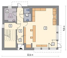 Проект стильного двухэтажного строения