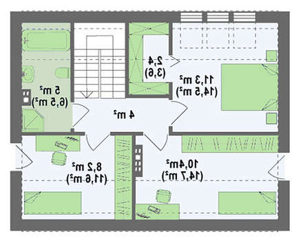 Стильный проект современного дома