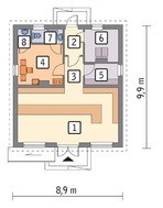 Проект отдельно стоящего здания универсального назначения