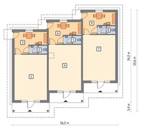 Проект здания на несколько торговых точек
