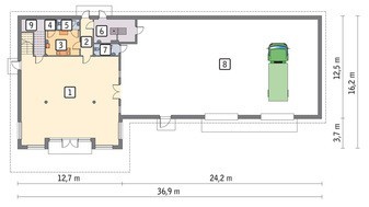Проект здания универсального назначения
