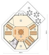 Проект здания торгового комплекса