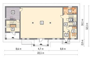 Торговый комплекс на 2 этажа