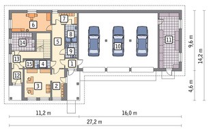 Проект здания под торгово-сервисный комплекс
