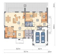 Проект двухэтажного дома на 8 спален