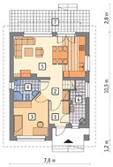 Проект интересного дом на 4 спальни