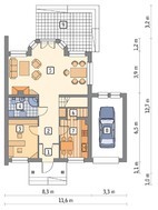 Проект живописного троения на два этажа