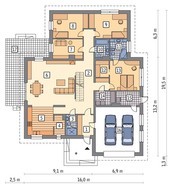 Проект запоминающегося дома на 7 спален
