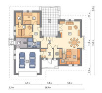 Проект привлекательного двухэтажного жилого дома