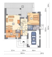 Проект двухэтажного дома в стиле минимализма