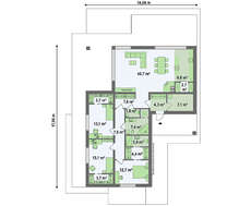 Готовый проект строительства большого дома площадью 175 кв.м.