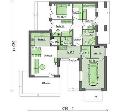 План строительства представительного дома площадью 142 кв.м