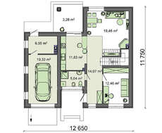 Проект коттеджа в духе Средиземноморья