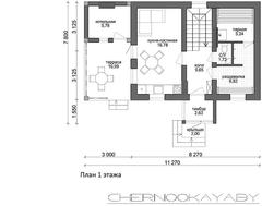 Живописный коттедж на два этажа с просторной террасой