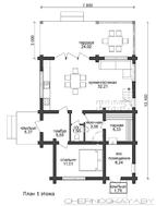 Величественный особняк из профильного бруса для отдыха