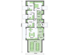Проект современного дома площадью 170 кв. м в стиле барнхаус