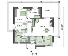 Проекты домов площадью до 200 кв. м. Проект одноэтажного дома 200 кв м