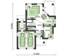 Современный особняк с очень великолепной гостиной
