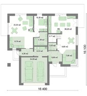 Современный загородный особняк с двумя гостиными