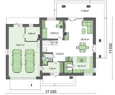 Величественный двухэтажный дом с пятью спальнями