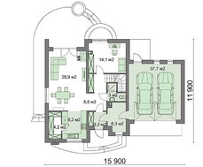 Комфортабельный особняк в средиземноморском стиле