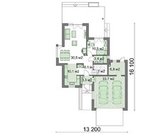 Двухэтажный великолепный дом в современном стиле