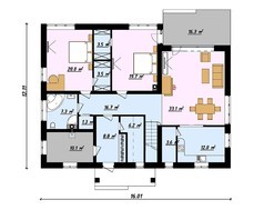 Практичный дом с 2 спальнями на первом этаже