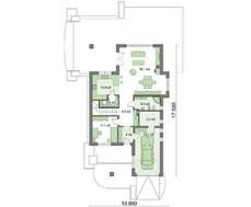 Большой красивый дом для узкого участка