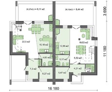 Восхитительный таунхаус на две квартиры, различающиеся планировкой