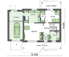 Уникальная планировка двухэтажного дома с 4 спальнями