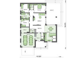Проект коттеджа в традициях современной Европы
