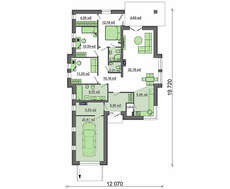 Проект европейского коттеджа на современный лад