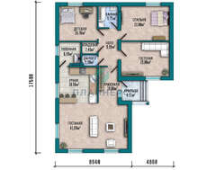 Проект коттеджа площадью 162 кв. м в духе современной европейской архитектуры