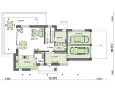 Трехэтажный особняк площадью