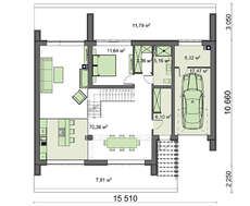 Проекты одноэтажных домов до 100 кв. м: особенности, варианты планировки и готовые проекты