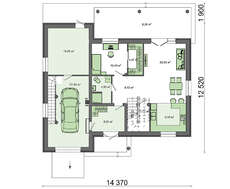 Двухэтажный особняк с аристократичным экстерьером