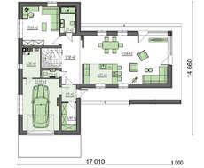 Фактурный особняк площадью 300 кв. м в стиле минимализма