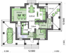 Проект трехэтажного дома площадью 242 кв.м