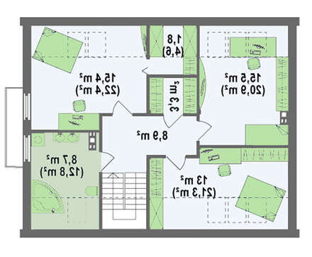 Проект комфортного коттеджа с гаражом