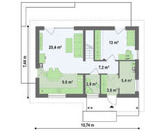 Проекты домов 8 на цены, планировки [фото] 🏡