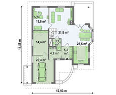 Волшебный домик - готовый для строительства проект