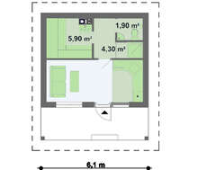 Проект комфортной сауны с деревянным фасадом