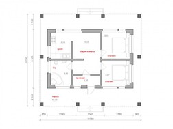 Проект современной дачи с плоской крышей