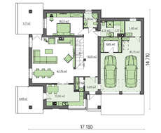 Проект современной усадьбы с баней